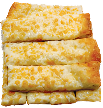 Fresh baked creamy garlic and feta bread from City Pizza